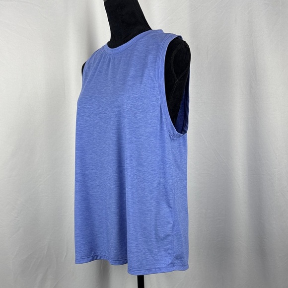 Calvin Klein Performance Wicking Tank Top in Periwinkle - Picture 2 of 6